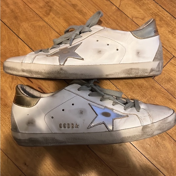 Golden Goose Shoes - Golden Goose sneakers (silver and gold)